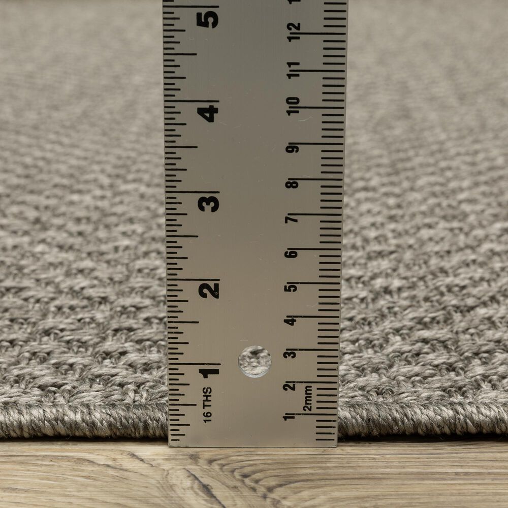 Oriental Weavers Caicos CA01N 1&#39;10&quot; x 7&#39;6&quot; Grey Runner, , large
