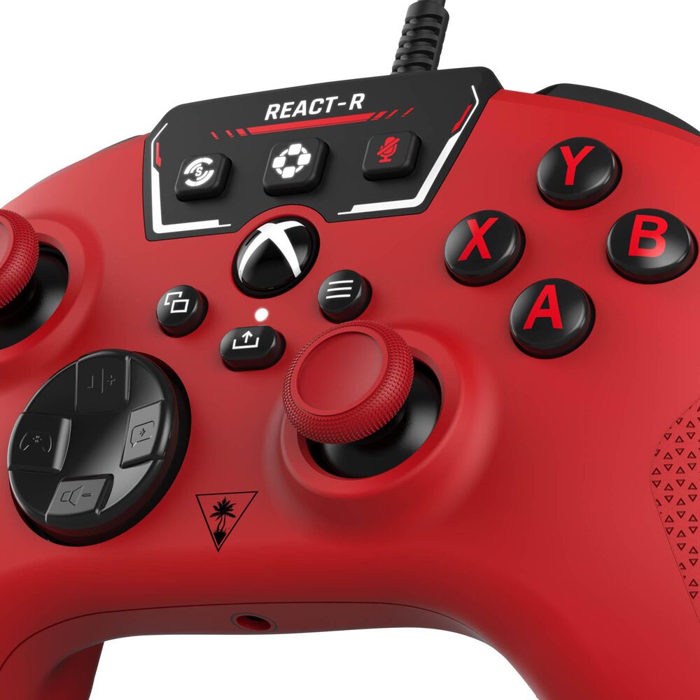 Turtle Beach REACT-R Wired Gaming Controller for Xbox Series X|S/Xbox One in Red, , large