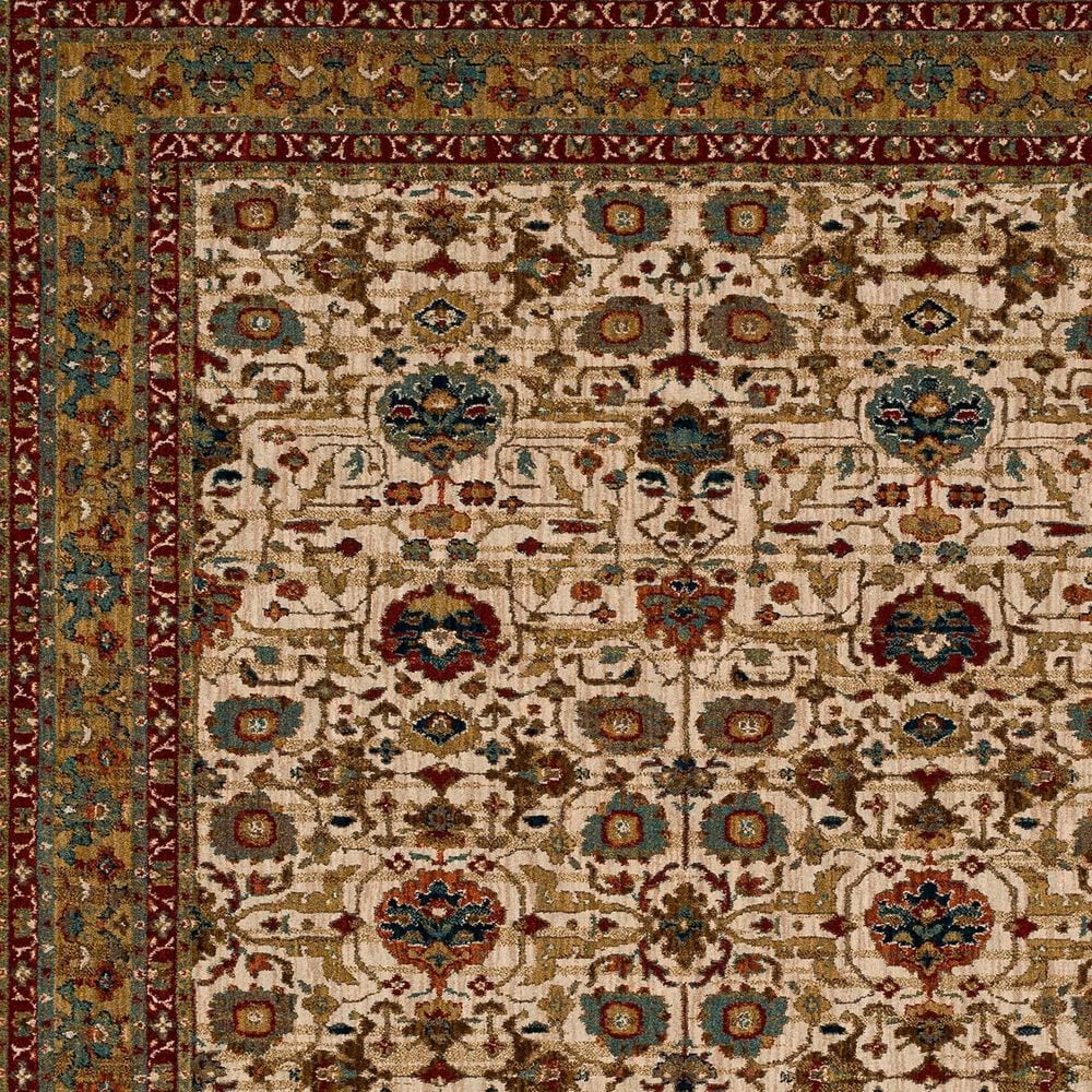 Karastan Spice Market Keralam Cream 5'3" x 7'10" Area Rug, , large