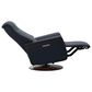 Stressless Max Medium Swivel Power Recliner in Paloma Oxford Blue, , large