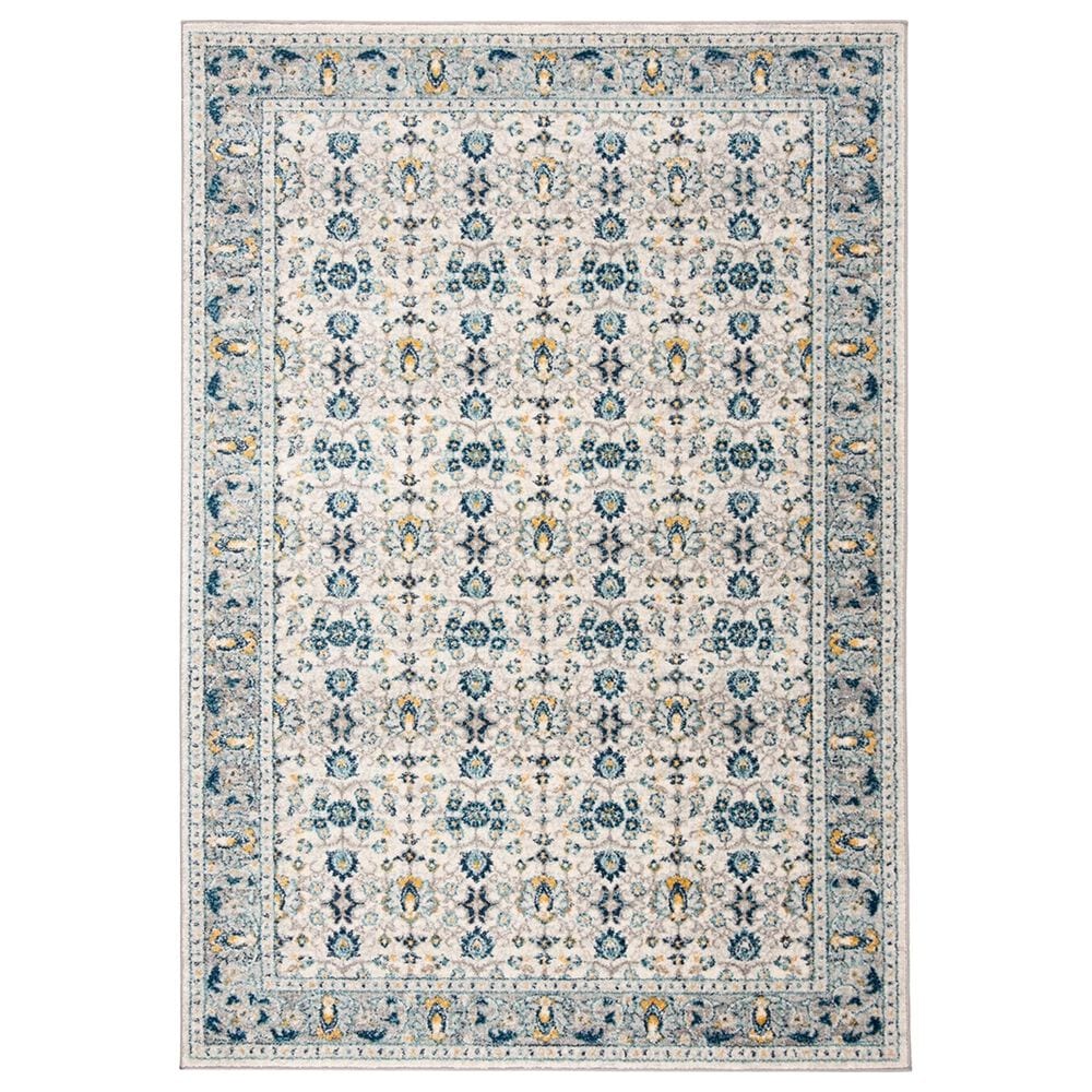 Safavieh Madison MAD151N 4" x 6" Ivory and Navy Area Rug, , large