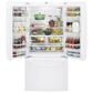 GE Appliances 24.8 Cu. Ft. French Door Refrigerator with Internal Water Dispenser in White, , large