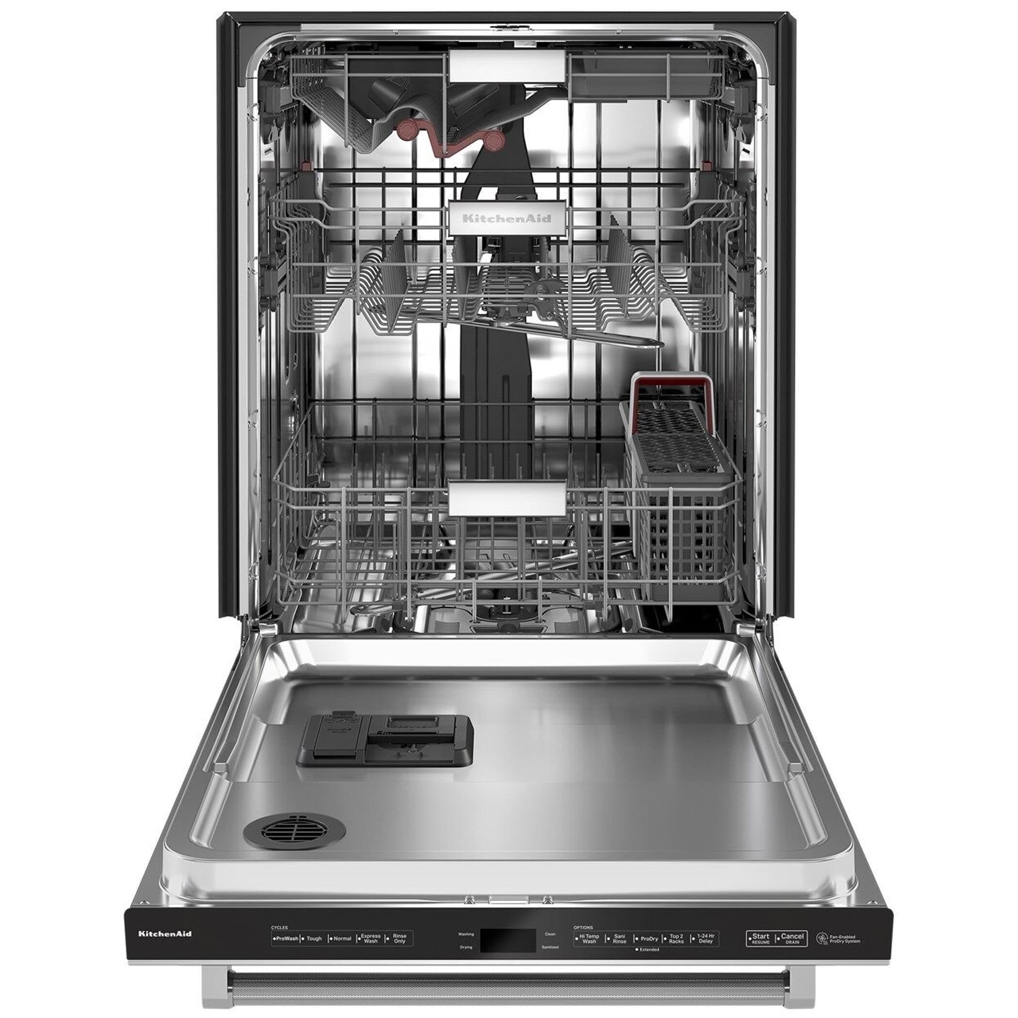 kitchenaid freeflex third rack dishwasher