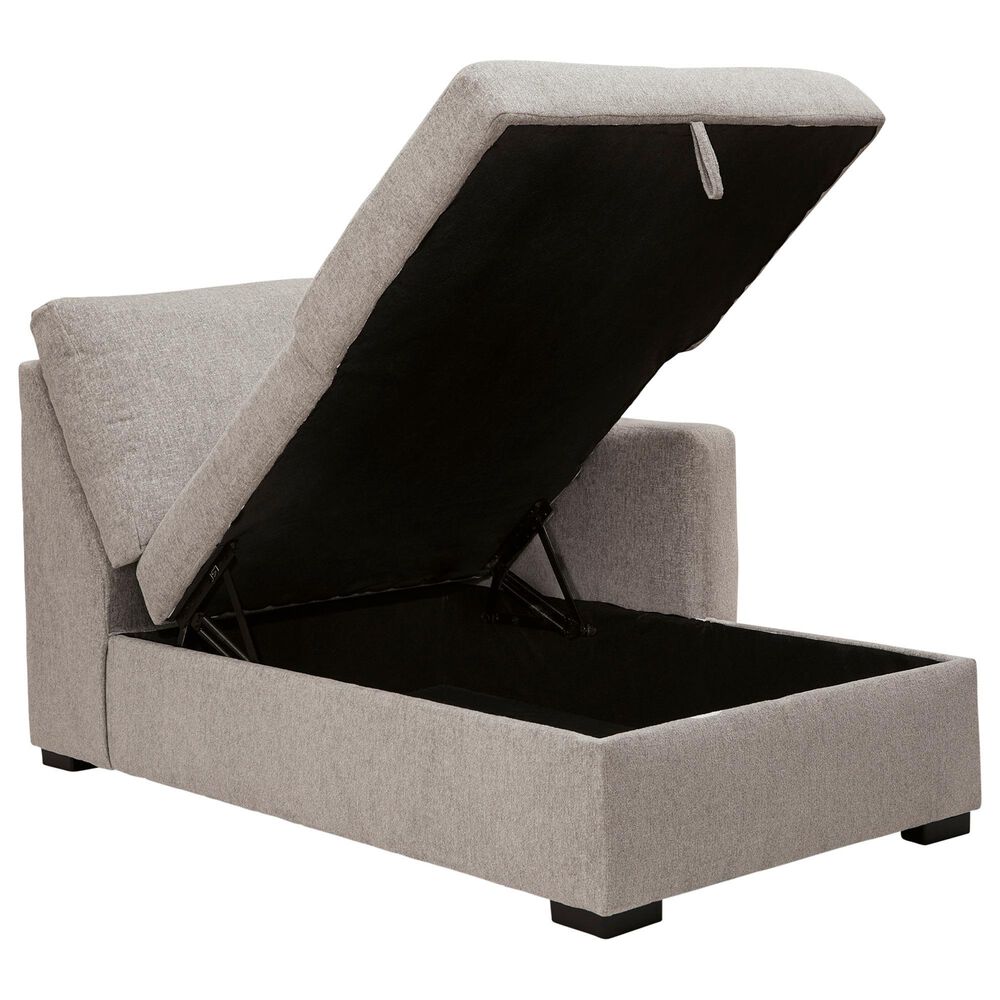 Ashley ModMax Luxe 4-Piece Symmetrical Sectional with Double Storage Chaise in Flint, , large