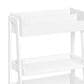RiverRidge Home 3-Tier Kids Ladder Bookcase in White, , large