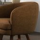 Golden Wave Furniture Moira Swivel Chair in Cocoa, , large