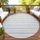 Dalyn Rug Company Soft Essentials Striped Linen 8" Round Indoor/Outdoor Area Rug, , large