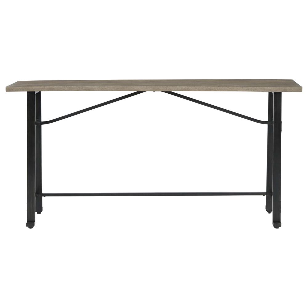 Ashley Lesterton Long Counter Table in Light Brown and Black - Table Only, , large