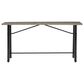 Ashley Lesterton Long Counter Table in Light Brown and Black - Table Only, , large