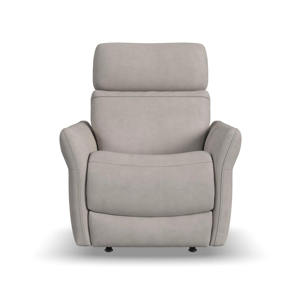 Flexsteel Artemis Power Rocking Recliner with Heat and Massage in Dove, , large