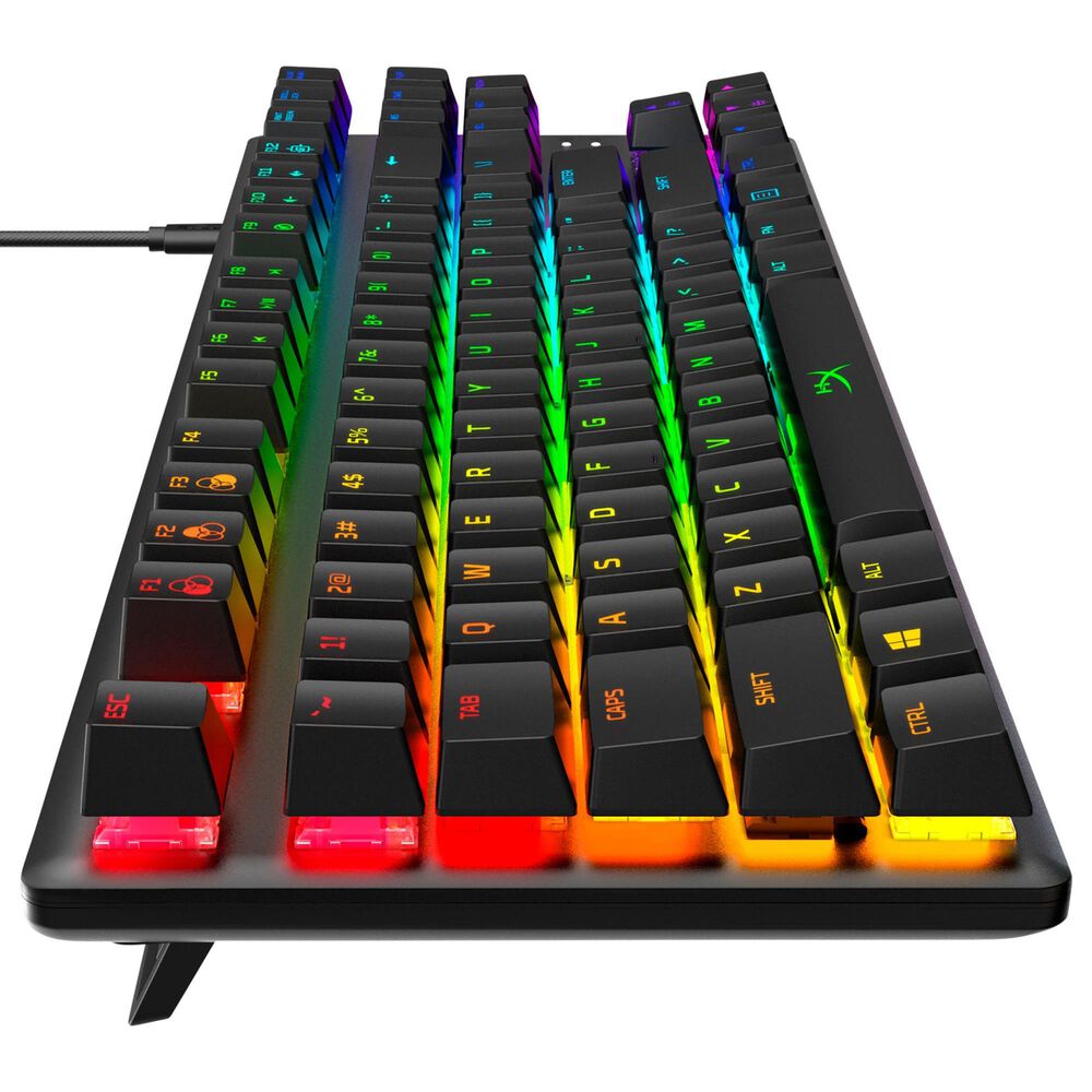 Hyperx Alloy Origins Core TKL Wired Mechanical Linear Red Switch Gaming Keyboard with RGB Back Lighting in Black, , large