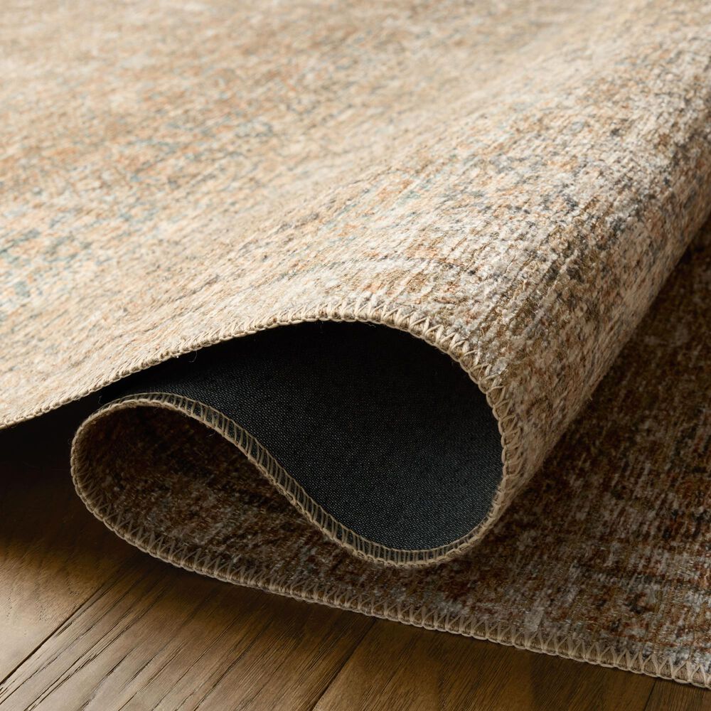 Amber Lewis x Loloi Cambria Ocean and Brick 8'6" x 11'6" Area Rug, , large