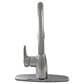MS International Pull-Out Sprayer Kitchen Faucet with Deckplate in Polished Chrome, , large