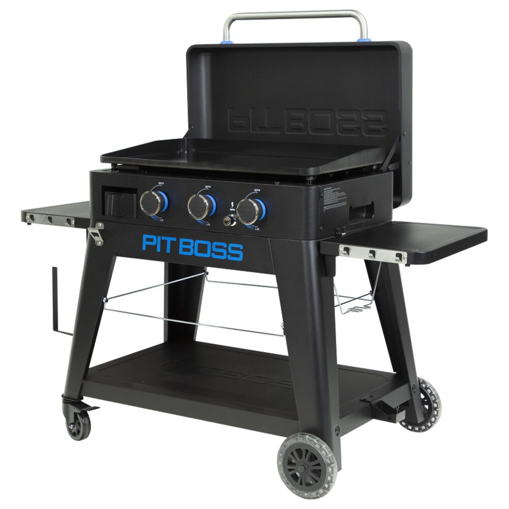 Pit Boss 3-Burner Ultimate Lift-Off Griddle in Black, , large