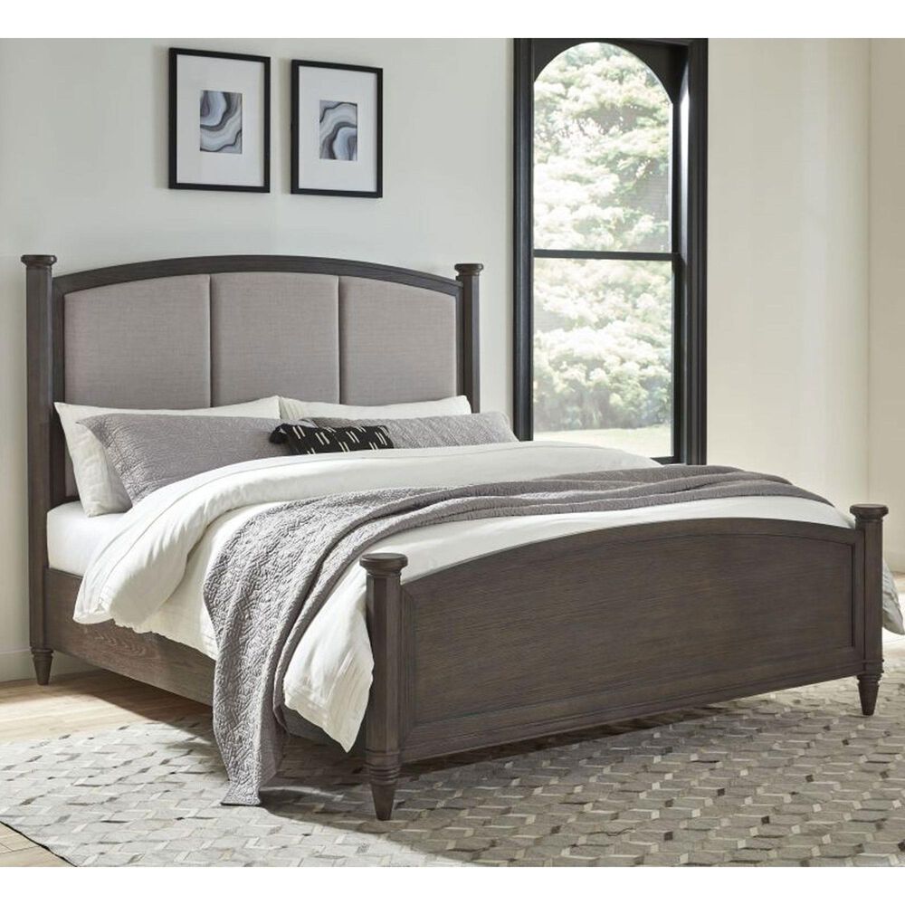 Urban Home Sophie Queen Upholstered Bed in Dark Roast, , large