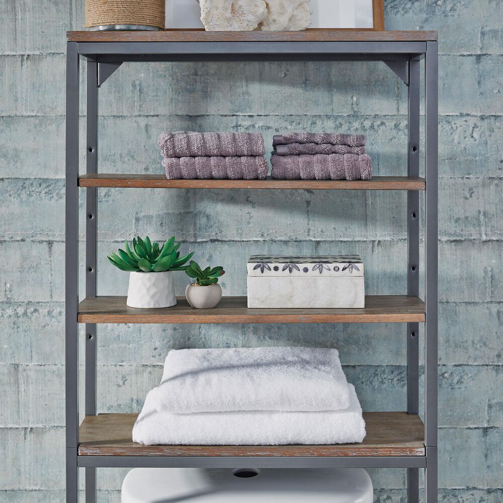 Homestyles Barnside Over The Commode Stand in Gray, , large
