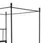 Furniture of America Elliot Full Canopy Bed in Black, , large