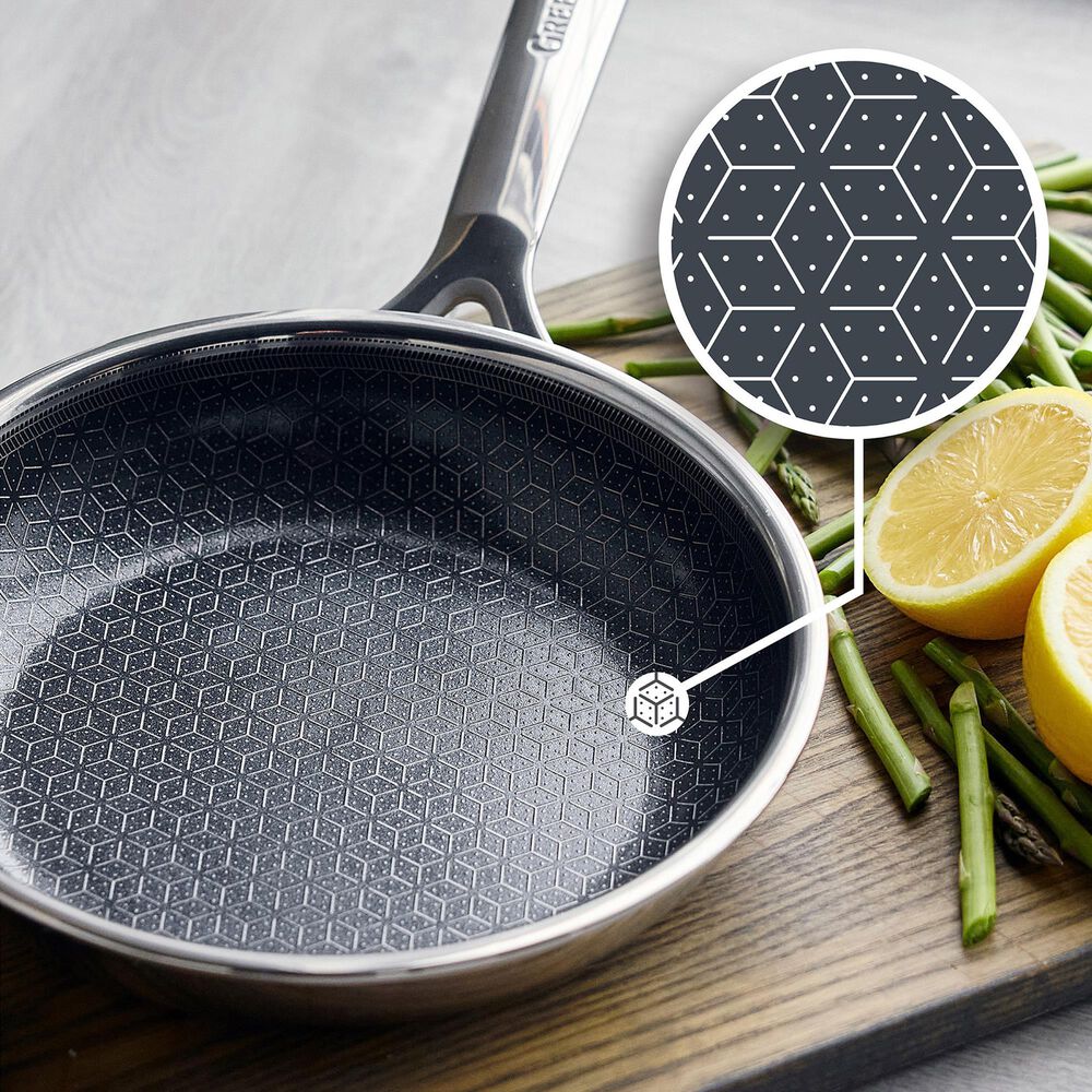 Green Pan Spectra 8" Open Frypan in Stainless Steel, , large