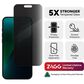 Zagg Invisible Shield Glass Elite Privacy Screen Protector for Apple iPhone 16 Plus/15 Plus in Clear, , large
