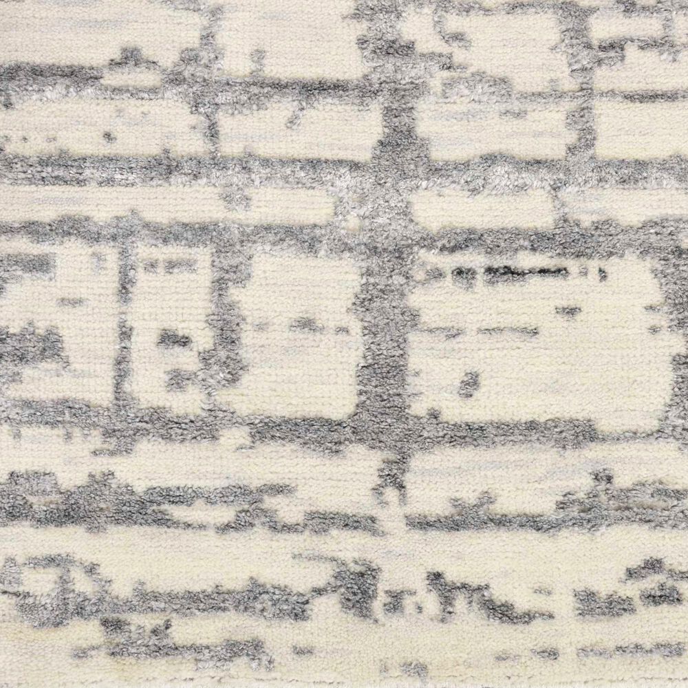 Nourison Luna 7&#39;9&quot; x 9&#39;9&quot; Ivory and Grey Area Rug, , large