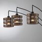 Lite Source Balta 3-Light Floor Lamp in Black, , large