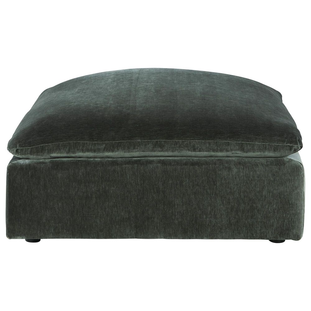 Ashley Carriage View Oversized Accent Ottoman in Jade, , large