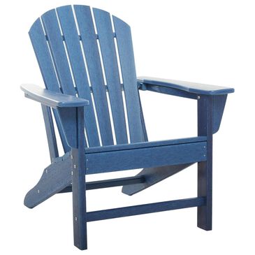 Maple and Jade Outdoor Adirondack Chair in Dark Blue, , large