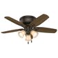 Hunter Builder Low Profile 42" Ceiling Fan with Lights in New Bronze, , large