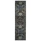 Oriental Weavers Andorra 7124A 2"3" x 8" Navy Runner, , large