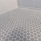 Dal-Tile Keystones Suede Gray 1" x 1" Penny Round on 10" x 22" Porcelain Mosaic Sheet, , large
