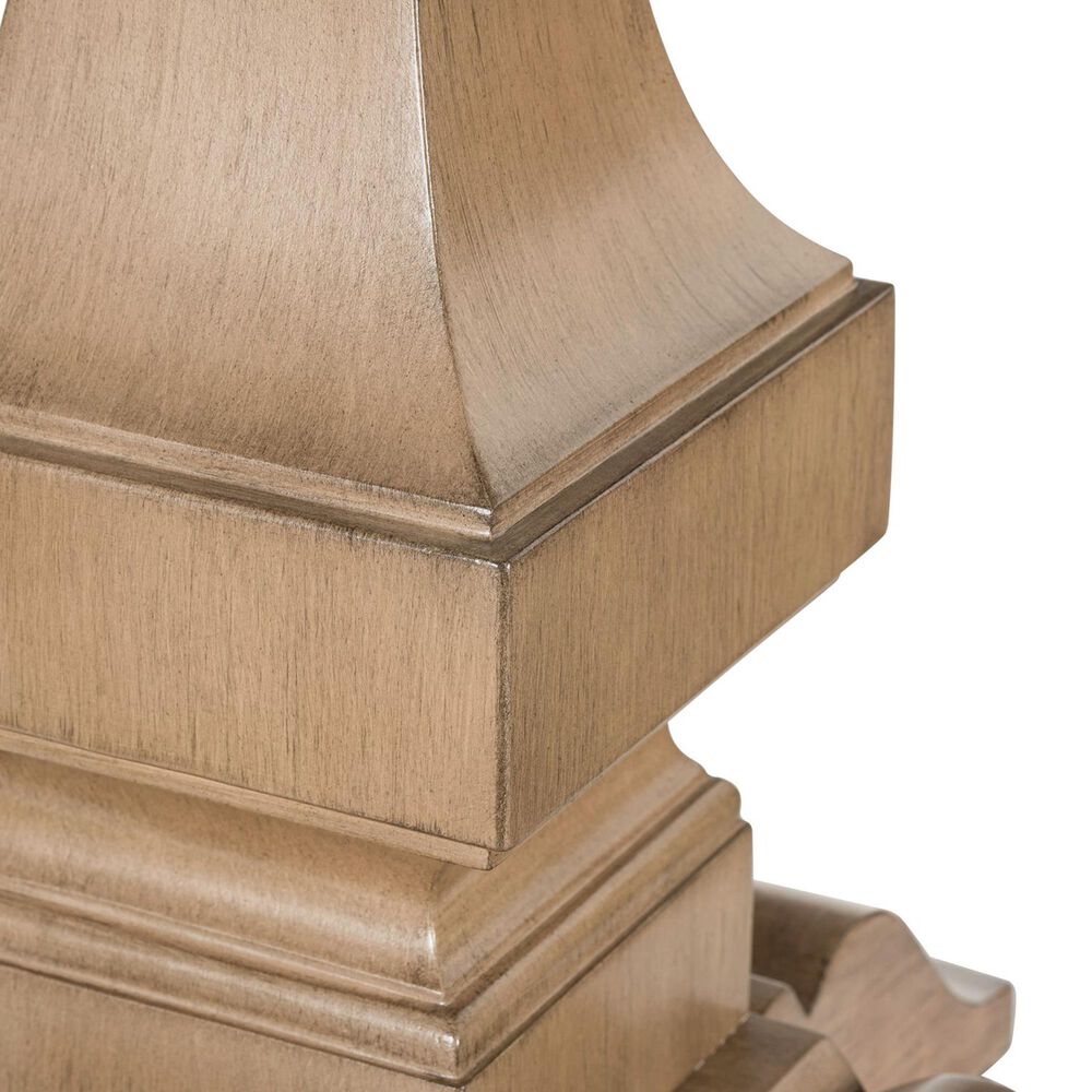 Belle Furnishings Haven Hills Round End Table in Camel Beige, , large