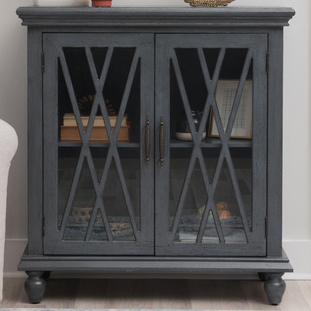 Linden Boulevard Kelcey 2-Door Cabinet in Gray, , large