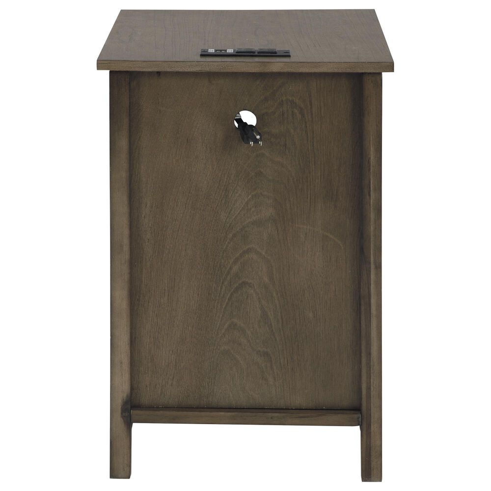 Ashley Treytown Chairside End Table in Grayish Brown, , large