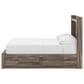 Ashley Elbrim Full Storage Bed in Weathered Brown, , large