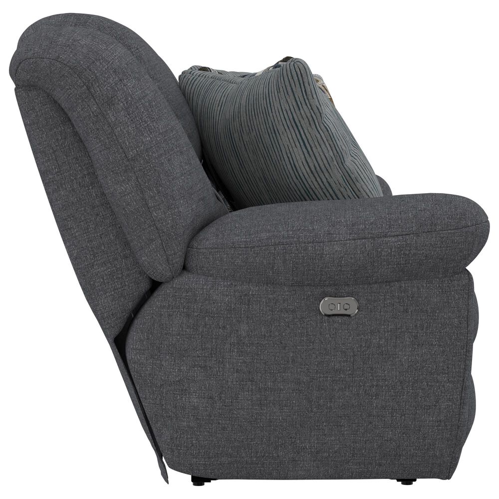 Catnapper Trifecta Power Reclining Sofa with Drop Down Table in Smoke, , large
