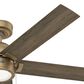 Hunter-Douglas Erling 52" Ceiling Fan with LED Light in Burnished Brass, , large
