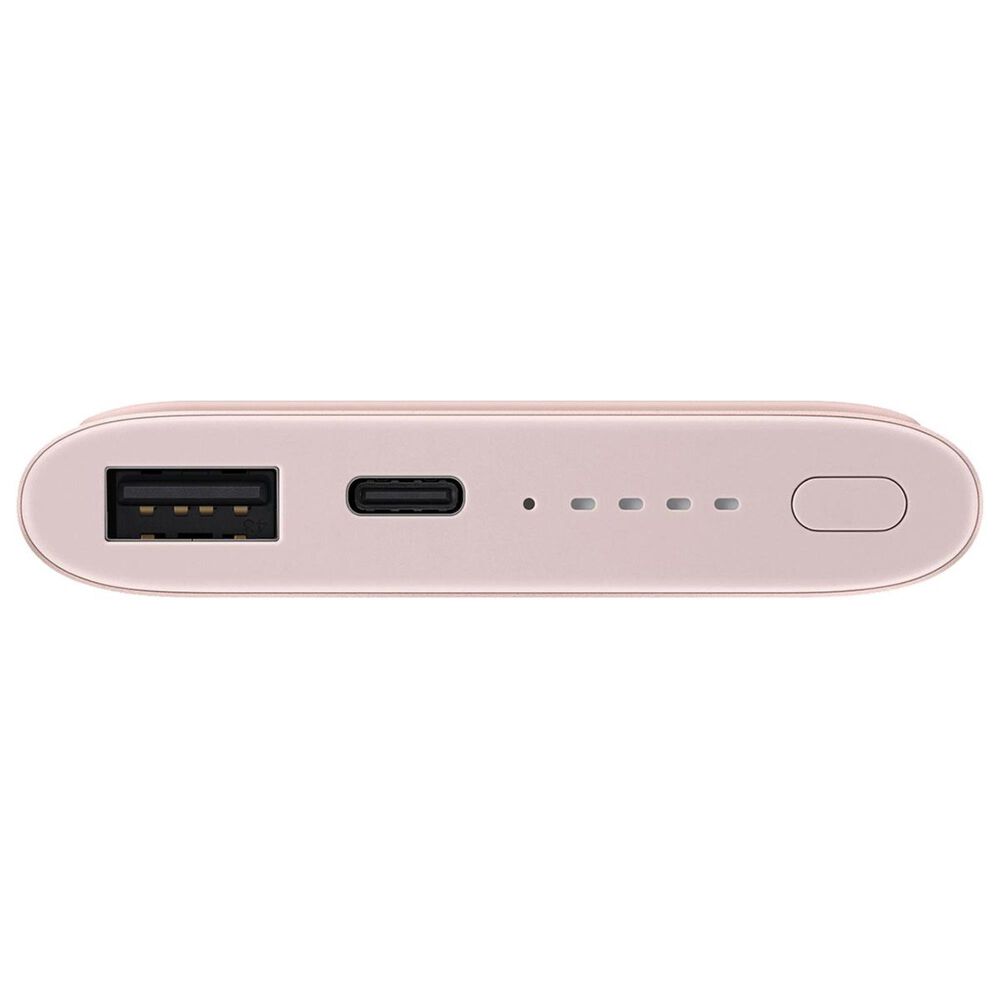 samsung 10000 mah portable battery with built in wireless charger in pink nfm