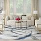 Nourison Brushstrokes 9" x 12" Grey and Navy Area Rug, , large