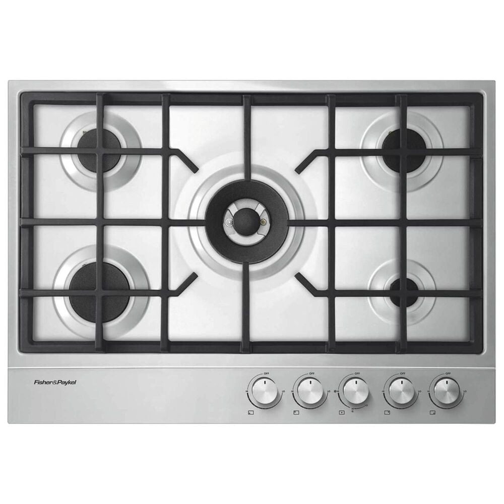 Fisher &amp; Paykel 30" Liquid Propane Gas Cooktop with 5-Burner in Stainless Steel, , large