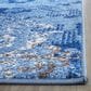 Safavieh Adirondack ADR114F-212 2"6" x 12" Light Blue/Dark Blue Runner, , large