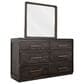 Fallridge Mezquite 4 Piece King Bedroom Set in Black Natural Grain, , large