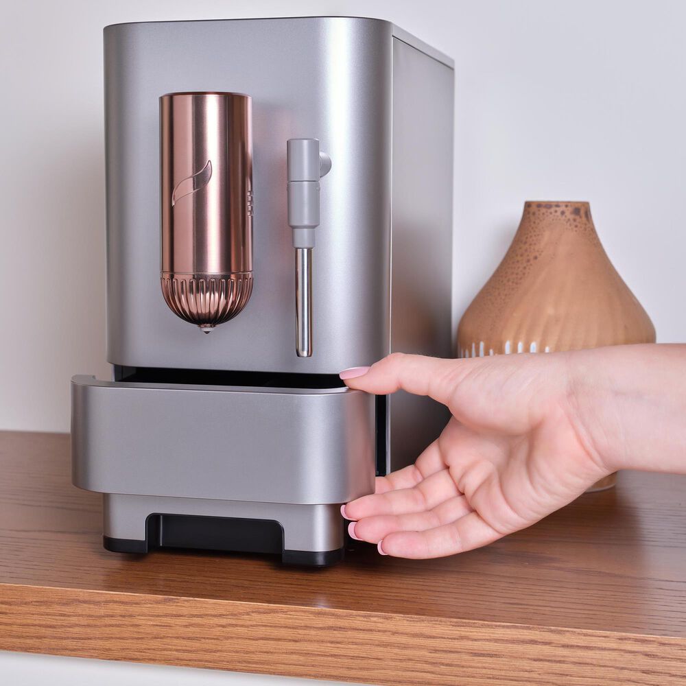 Cafe 40.5 Oz Affetto Espresso Machine + Frother in Stainless Steel, , large