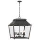 Golden Lighting Abingdon 6-Light Pendant in Antique Black, , large