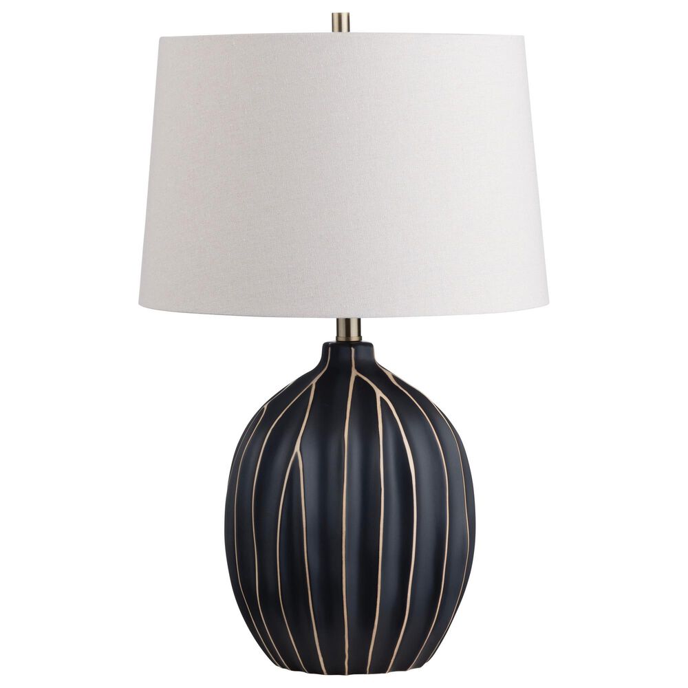 Crestview Collection Evans Table Lamp in Black, , large