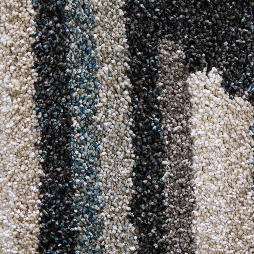 Feizy Richmond Navy and Gray 5&#39; x 7&#39;6&quot; Area Rug, , large