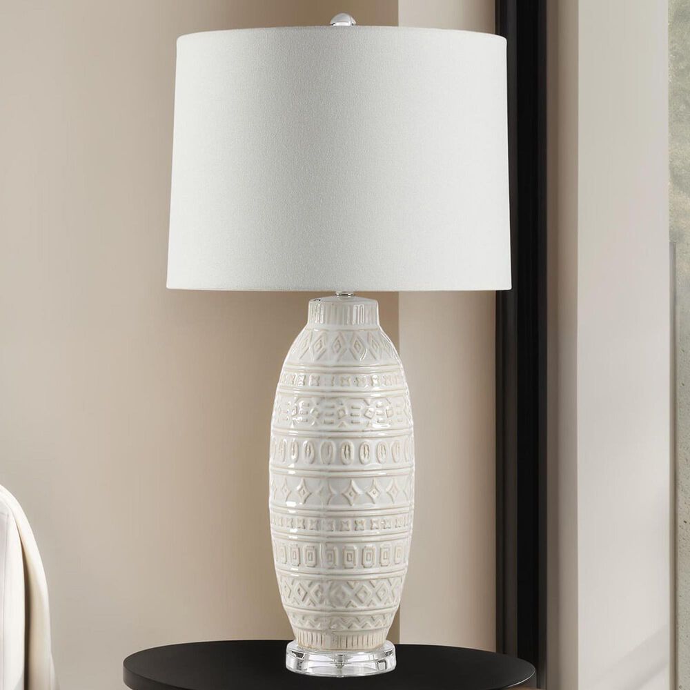 Renwil Sereno Table Lamp in White and Clear, , large
