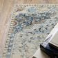 Oriental Weavers Branson BR01A 9"10" x 12"10" Blue and Multicolor Area Rug, , large