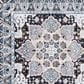 Safavieh Riviera 6"7" Square Grey and Light Blue Area Rug, , large