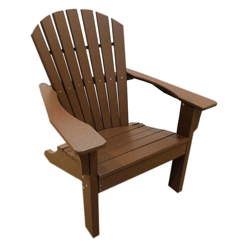 Oceanside Adirondack Shellback Chair in Brown NFM
