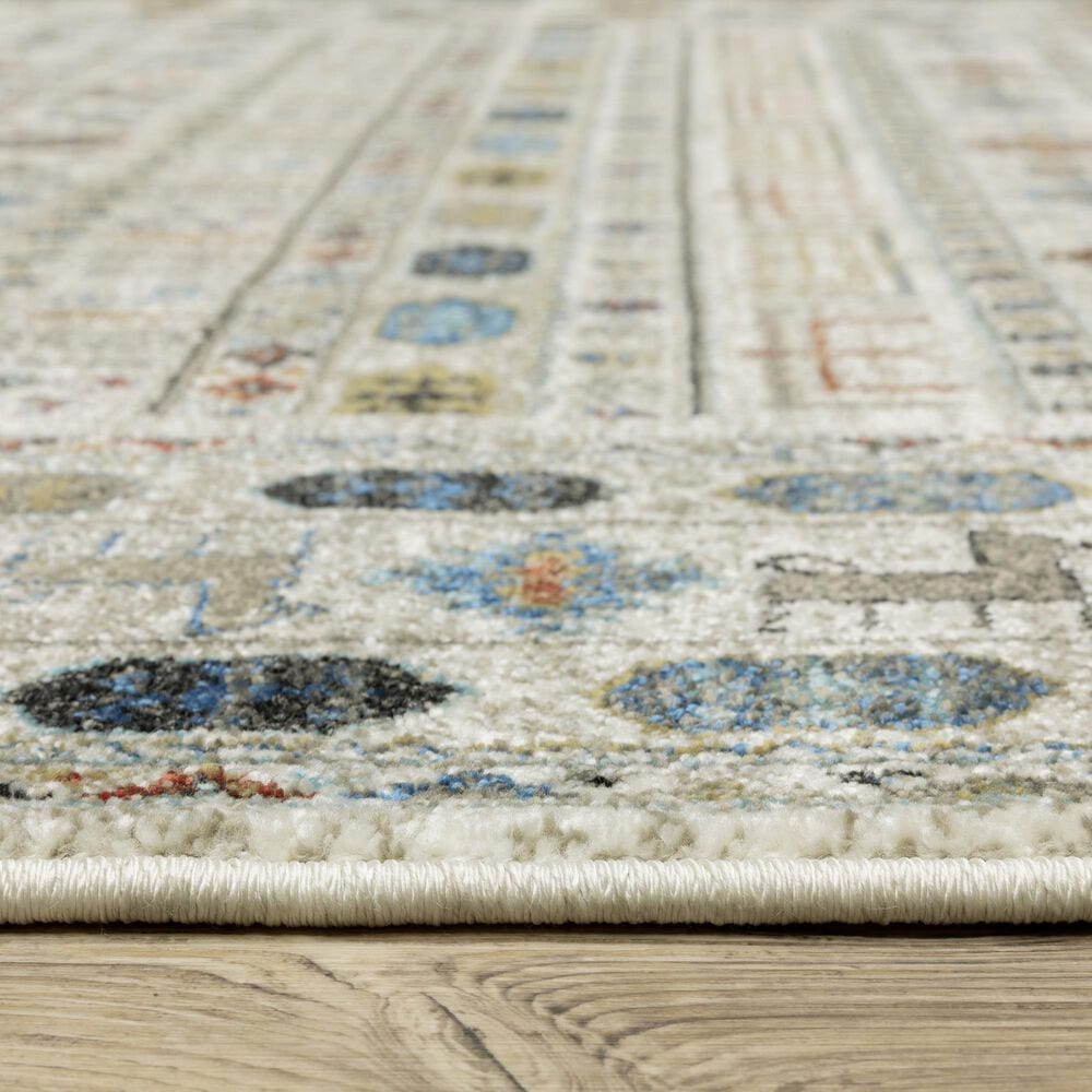 Oriental Weavers Venice 7&#39;10&quot; x 10&#39; Ivory and Multicolor Area Rug, , large